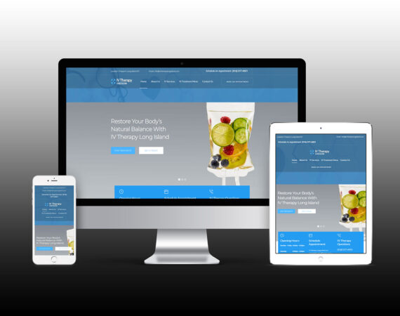 IV Therapy Long Island Website Design by Andrew Nightingale